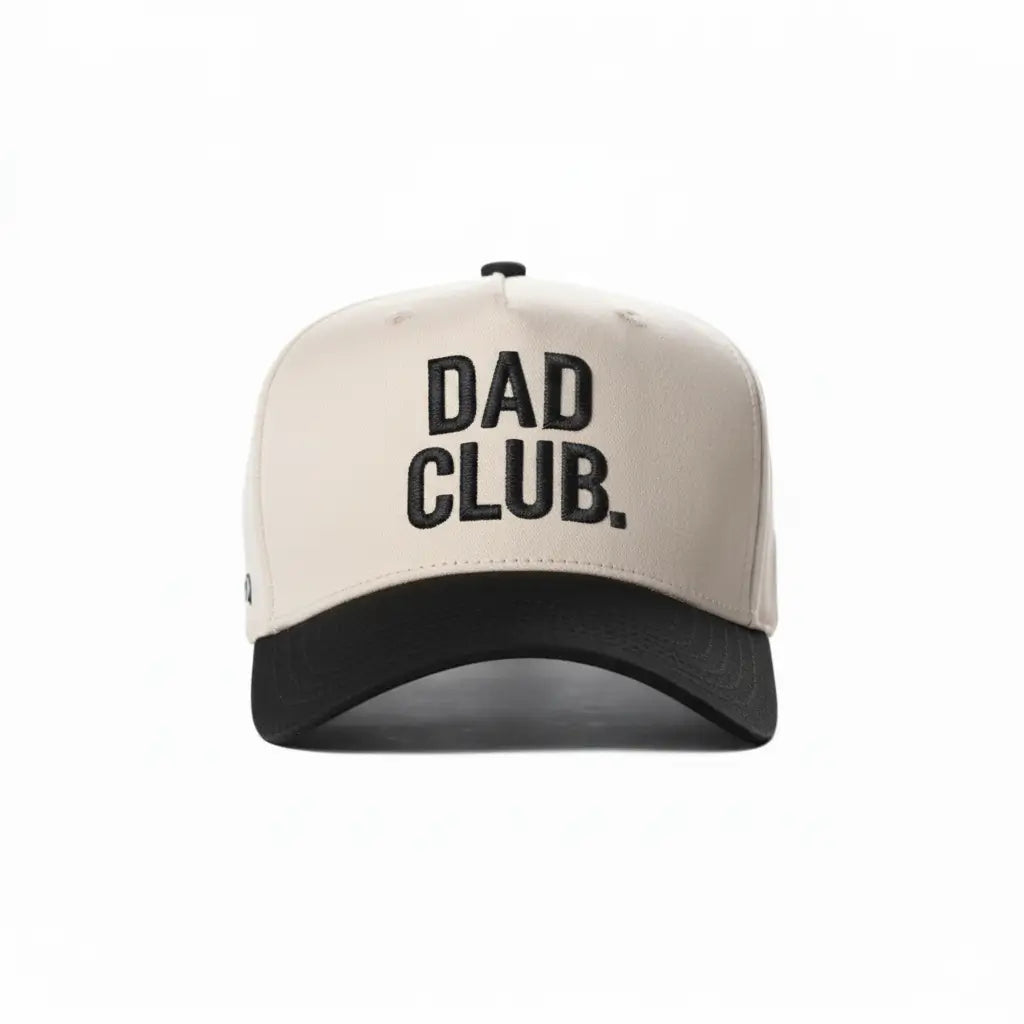 Bestseller White & Black Dad Hat