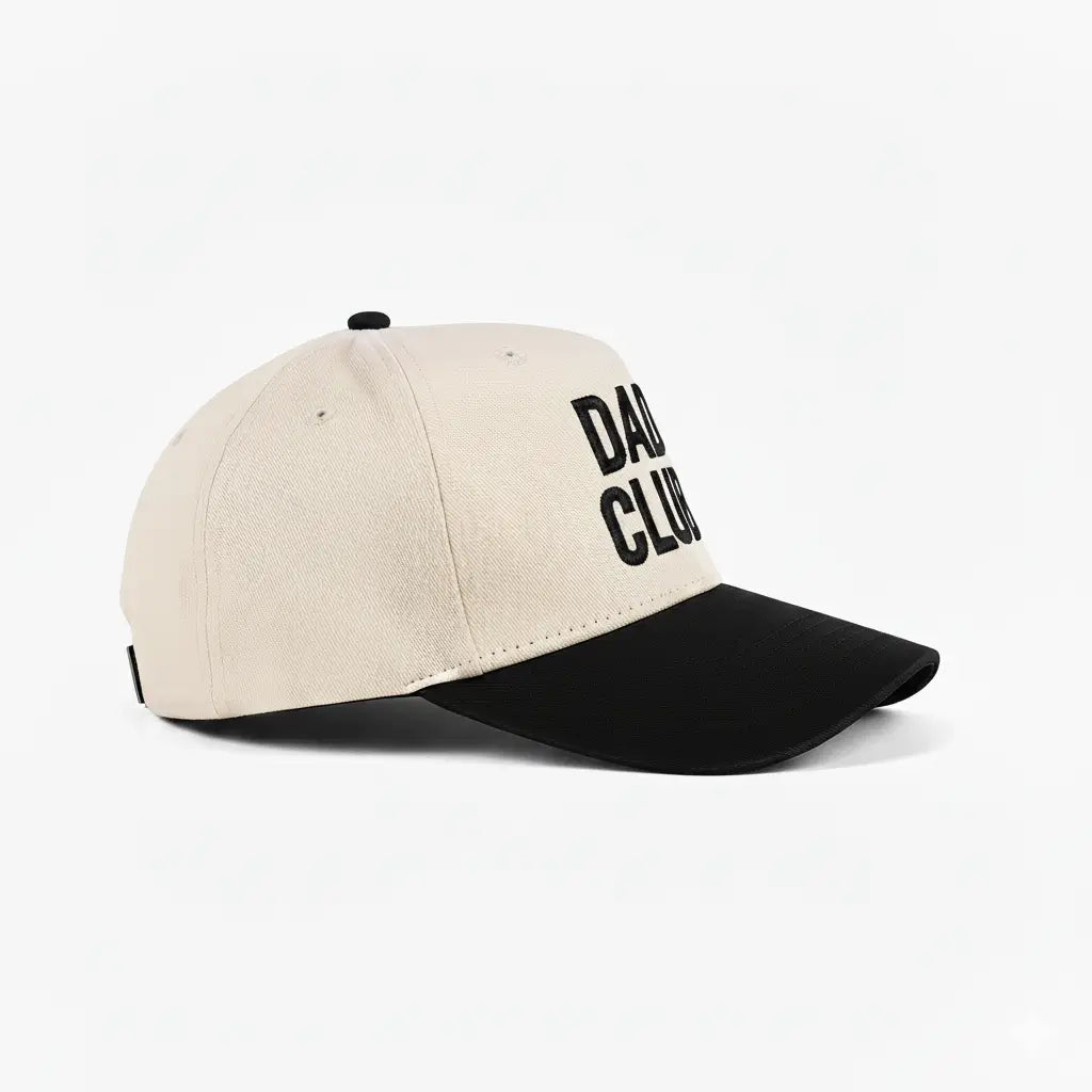 Bestseller White & Black Dad Hat