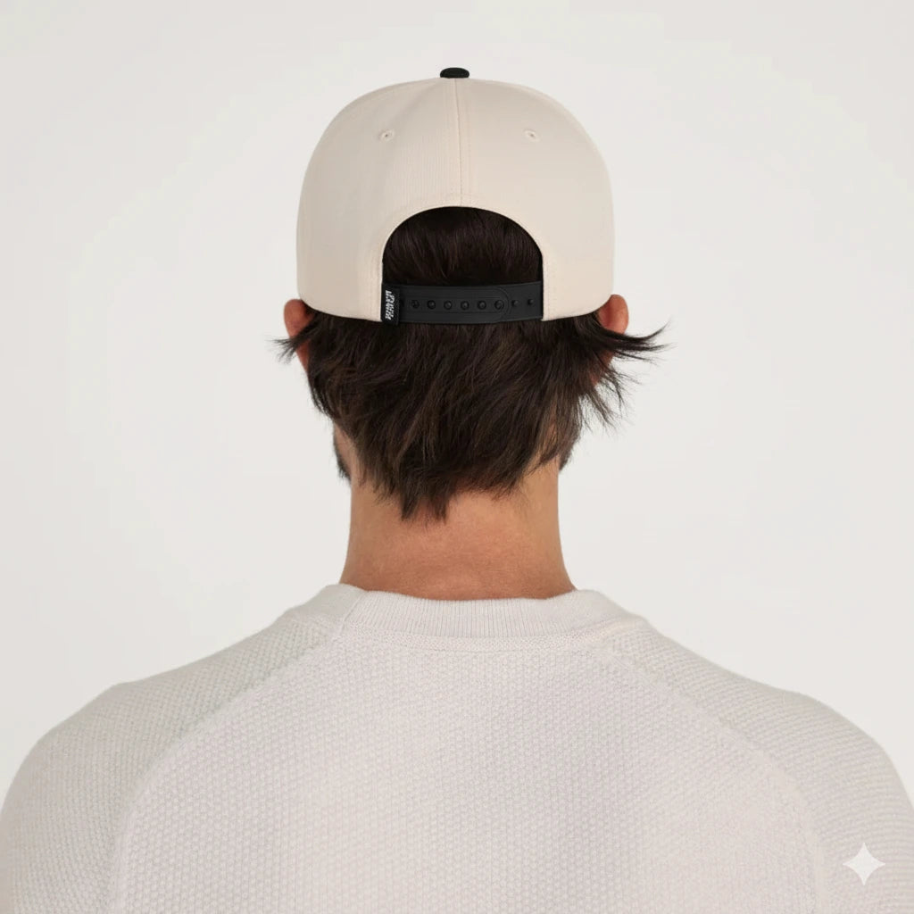 Bestseller White & Black Dad Hat