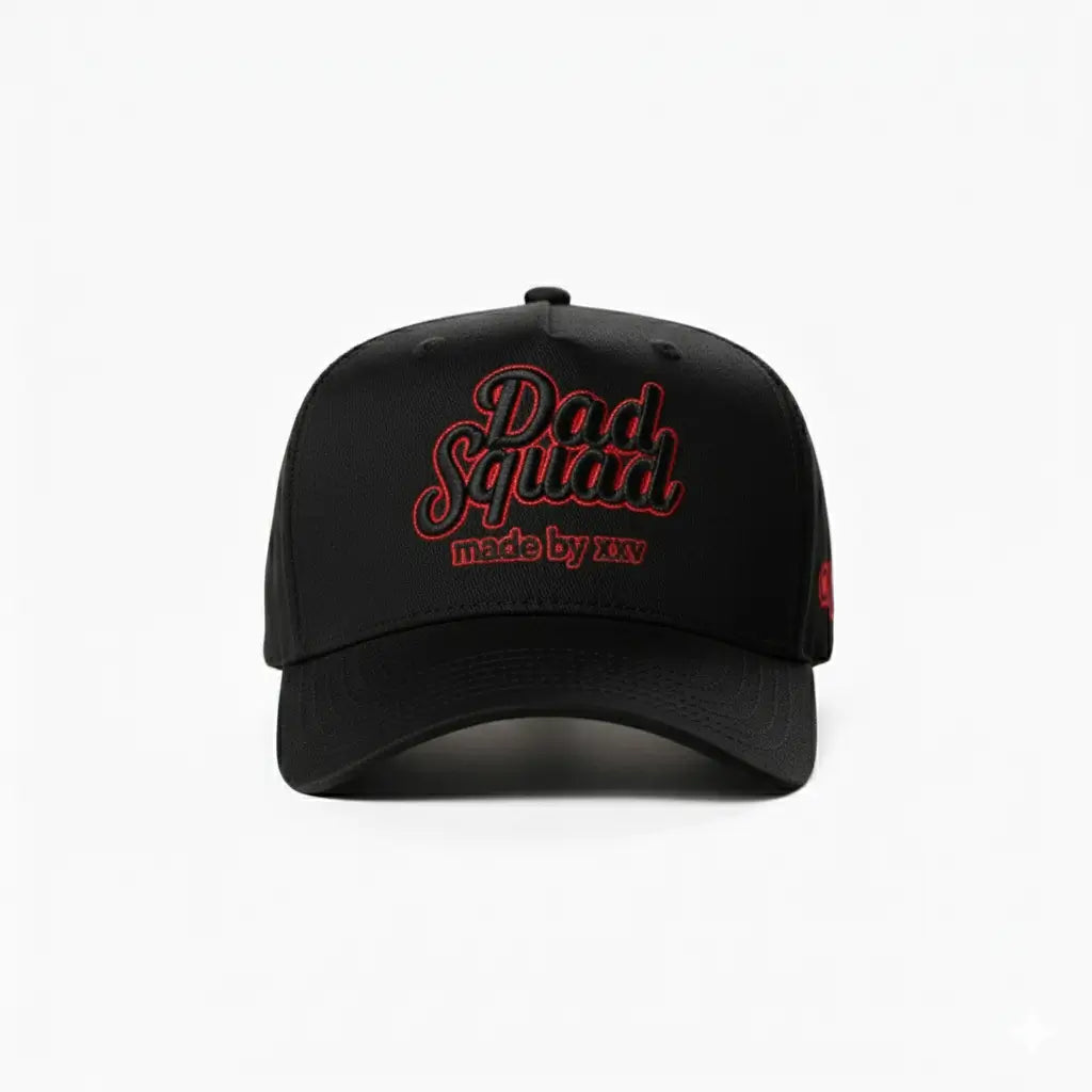 Dad Squad Neon Red Hat