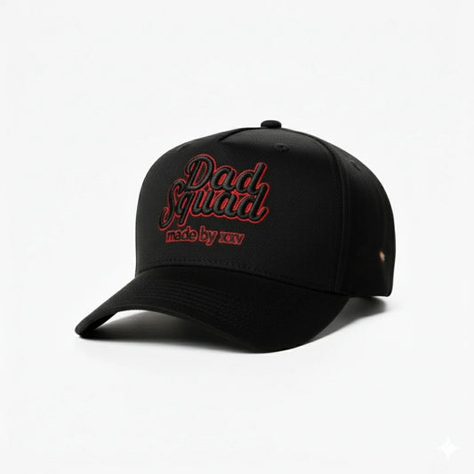 Dad Squad Neon Red Hat