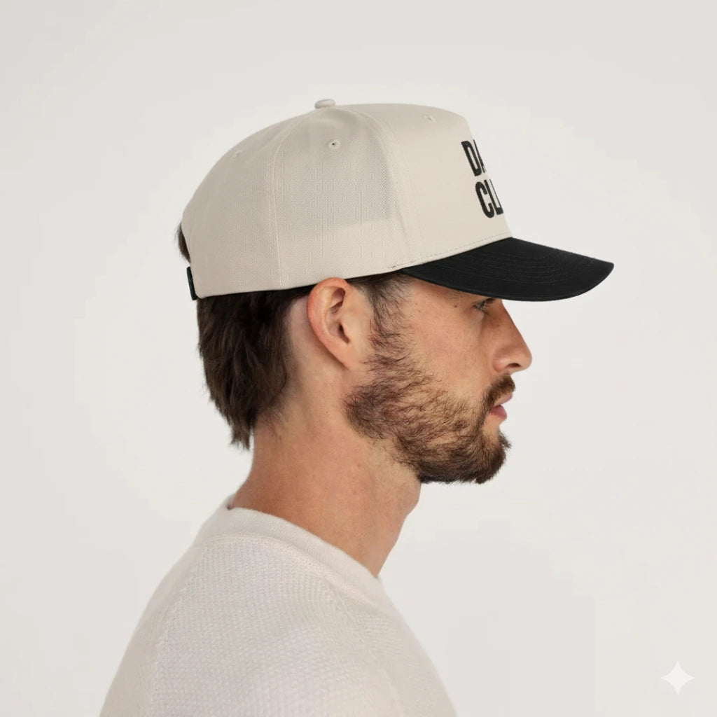Bestseller White & Black Dad Hat